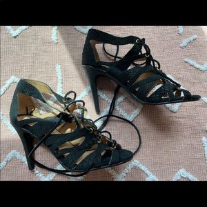 H&M Strappy Black High Heels / Sandals Size 6